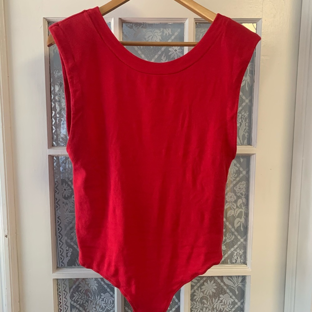 NWOT Free People Intimately 80s-style Bodysuit